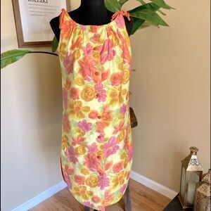 𝅺VINTAGE Casual Ceire Floral Hawaiian Sheath Dress